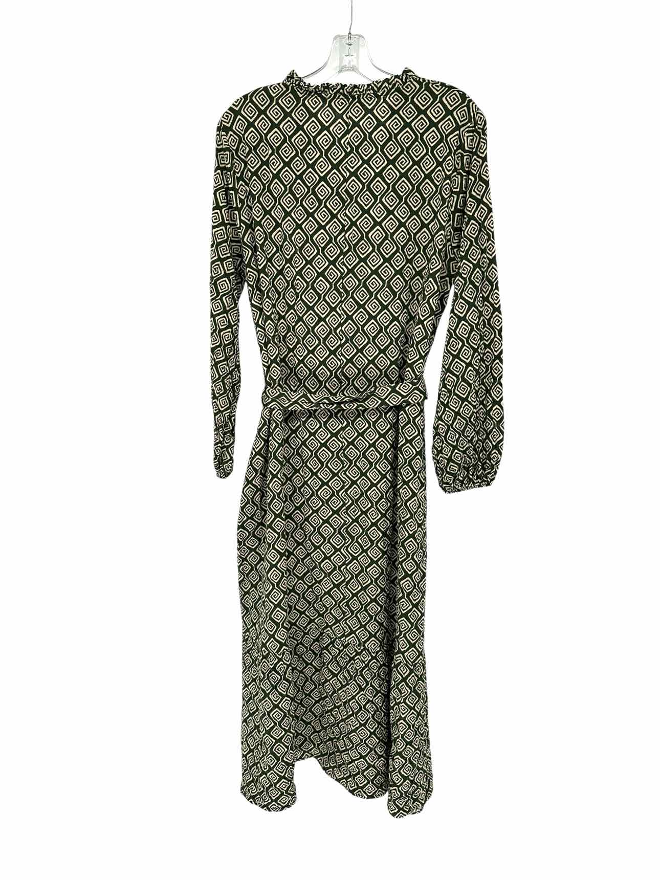 Zara Green Midi Dress Size L