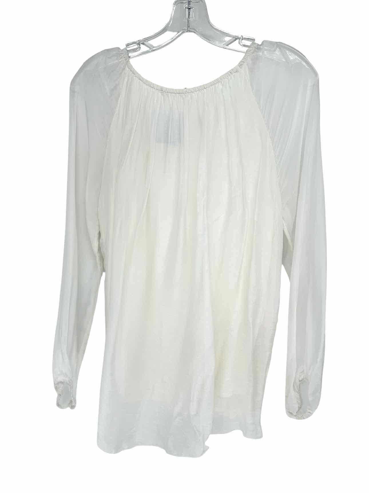 Viola Borghi Off-White Long Sleeve Top Size L