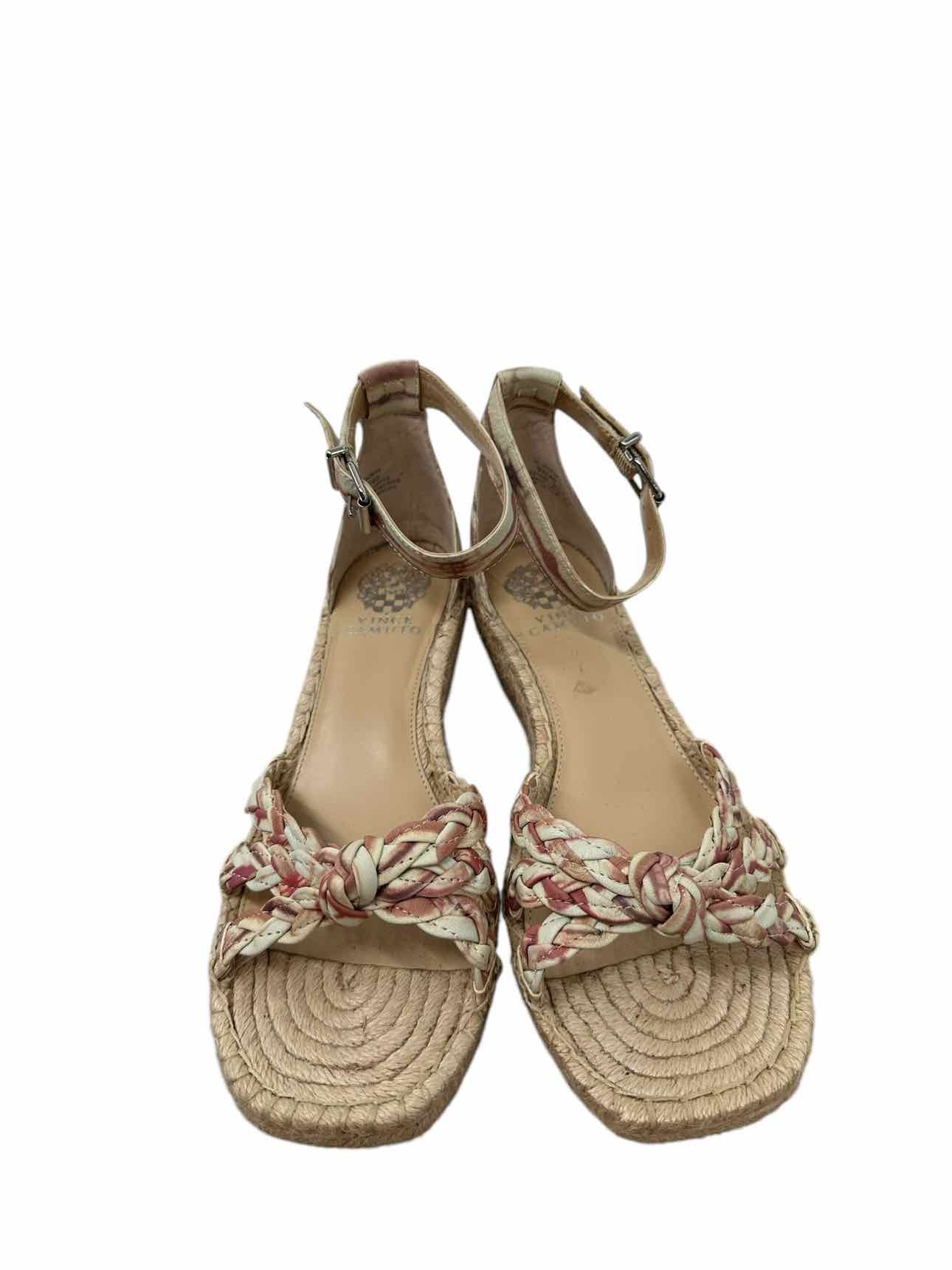 Vince Camuto Jadeya Braided Espadrille Wedge Cream Shoe Size 9 **NEW**