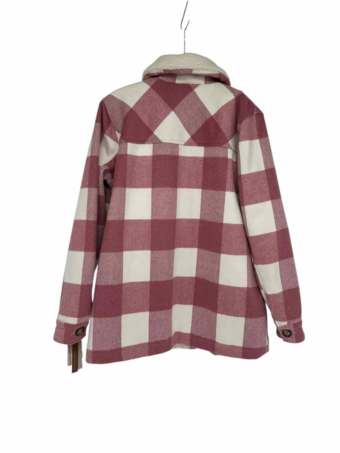 Koolaburra by Ugg Pink Buffalo Plaid Jacket Size M  **NEW**
