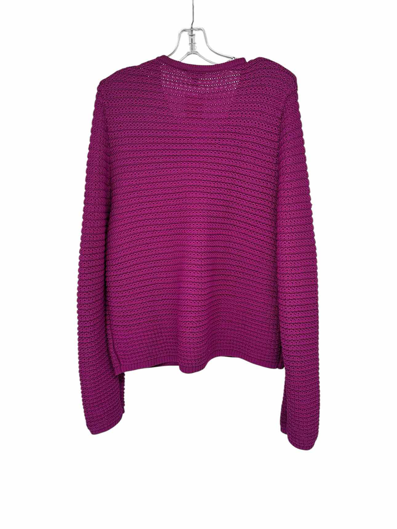 Talbots Fuschia Size L Cardigan