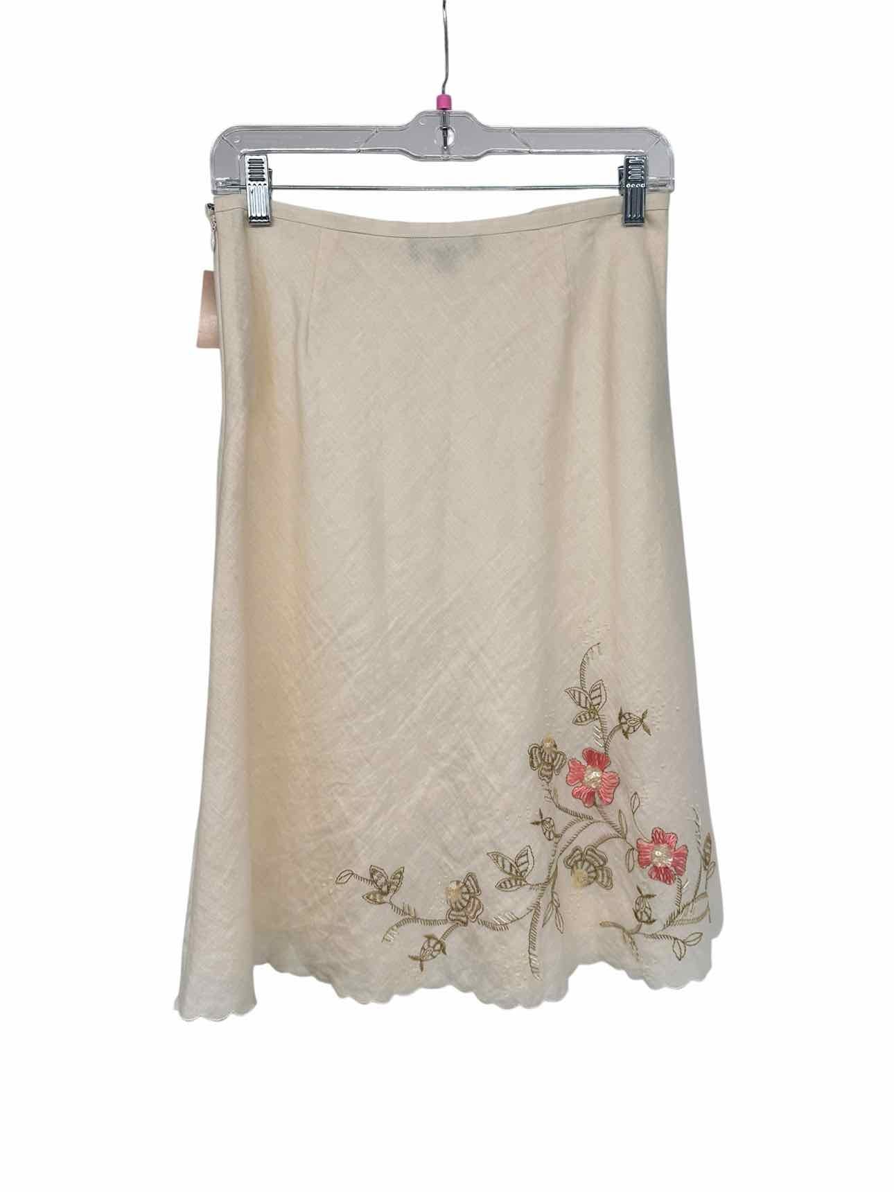 Ann Taylor Cream Size 2 Skirt