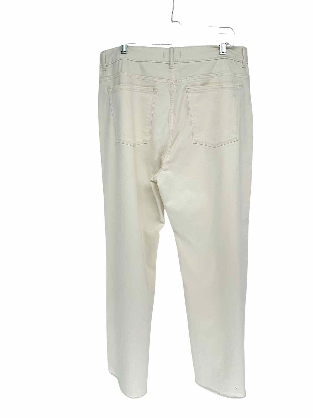 DL1961 DL Vintage Hepburn Wide Leg White Size 16