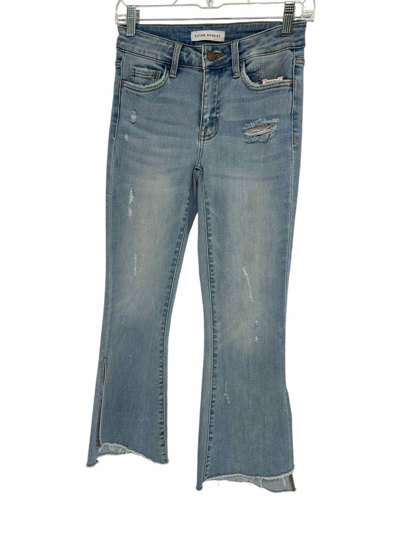 Flying Monkey Blue Distressed Jeans SIZE 0