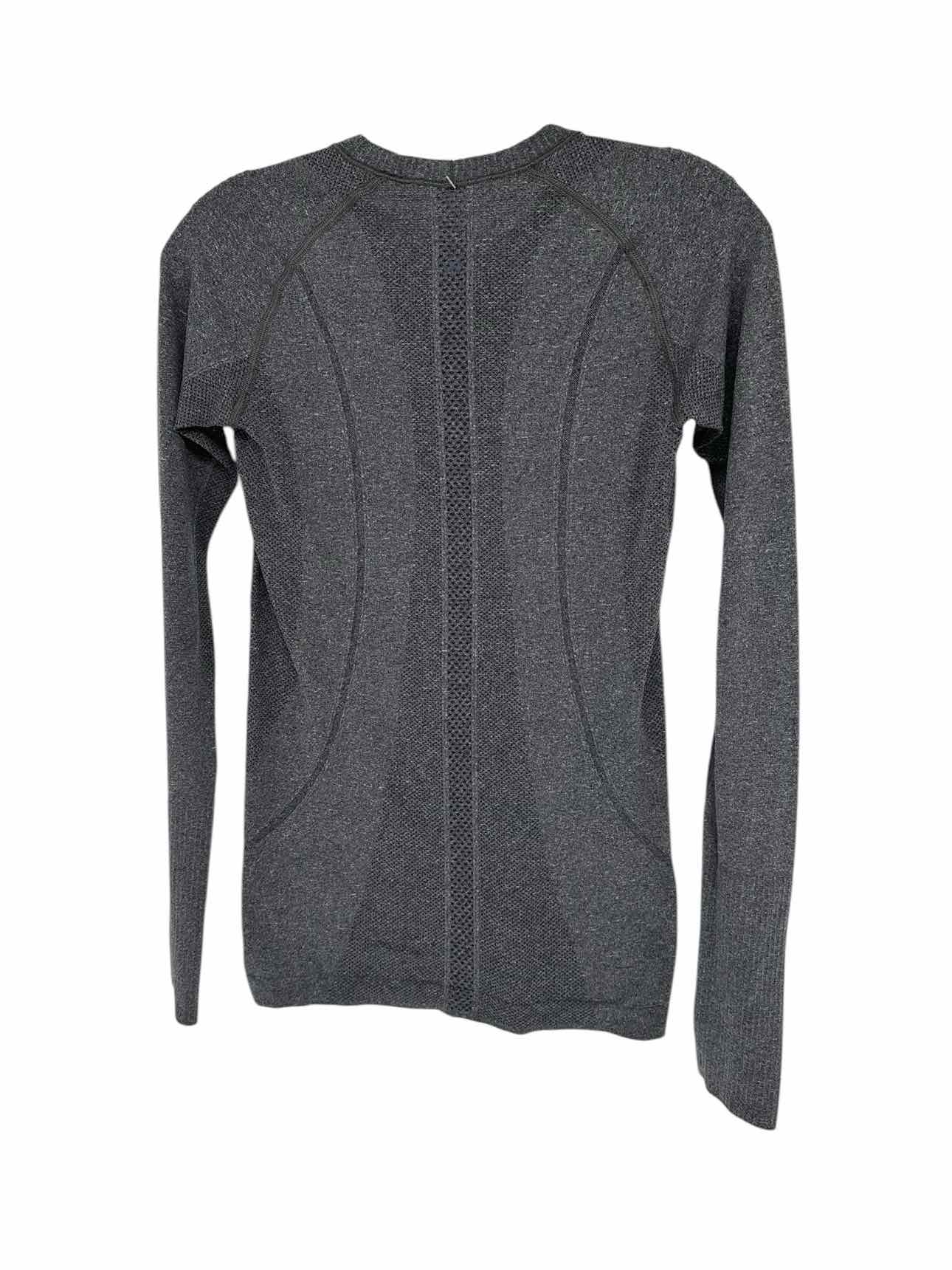Lululemon Swifty Tech Gray Size 4 Long Sleeve Top
