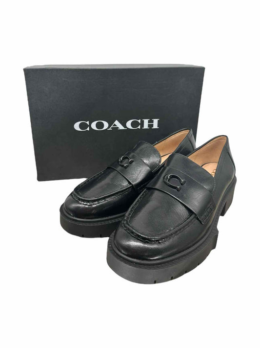 Coach Leah Loafer Black Shoe Size 8 **NEW**