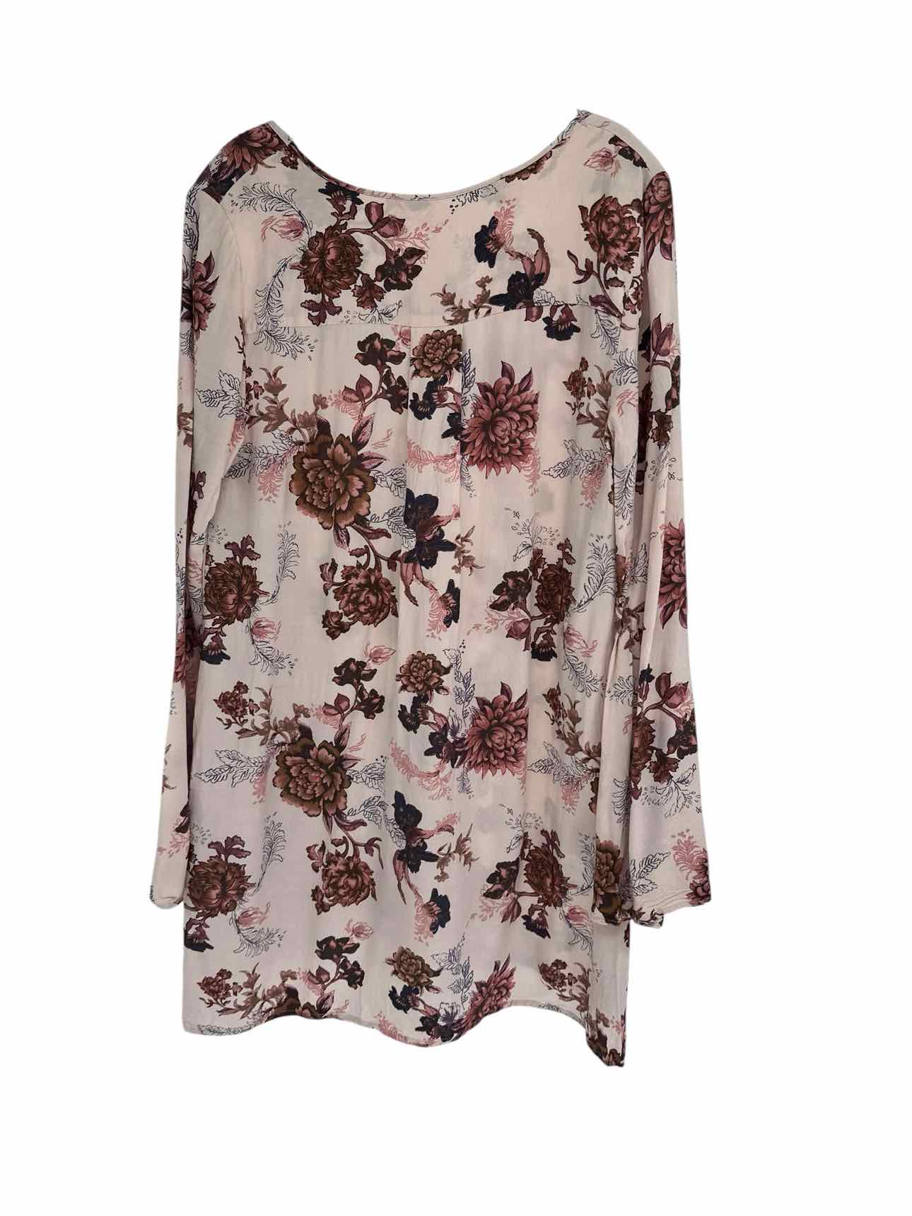 Free People Heartbeat Tunic Cream Size L Long Sleeve Top
