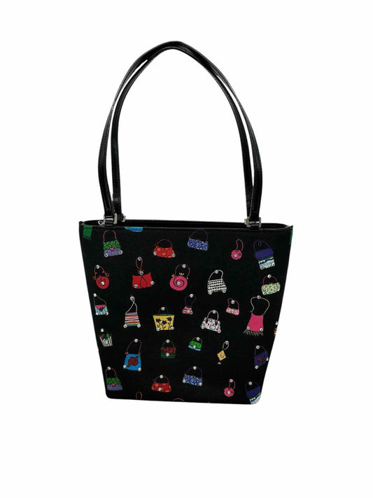 Nicci Black Canvas Shoulder Bag