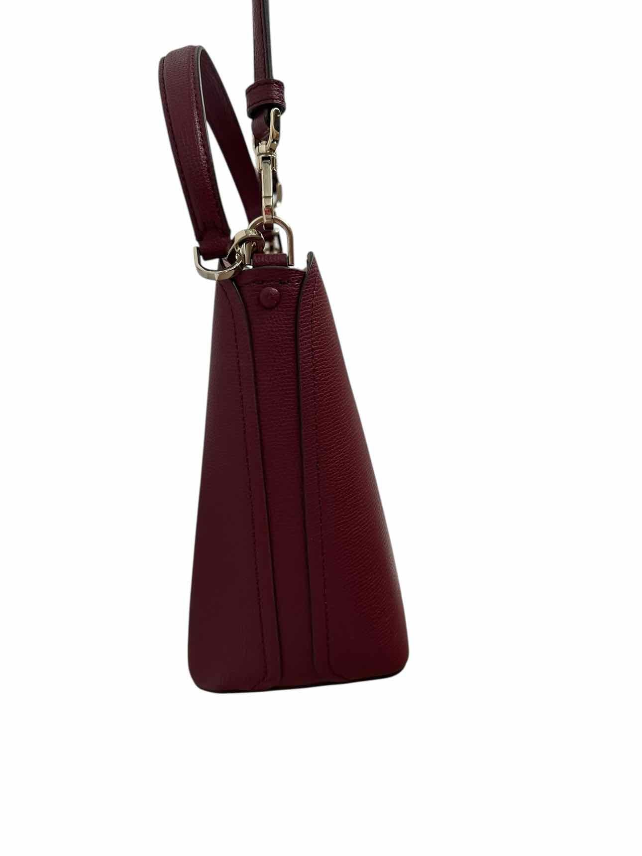 Kate Spade Darcy Bucket Bag Raspberry Leather Bucket Bag