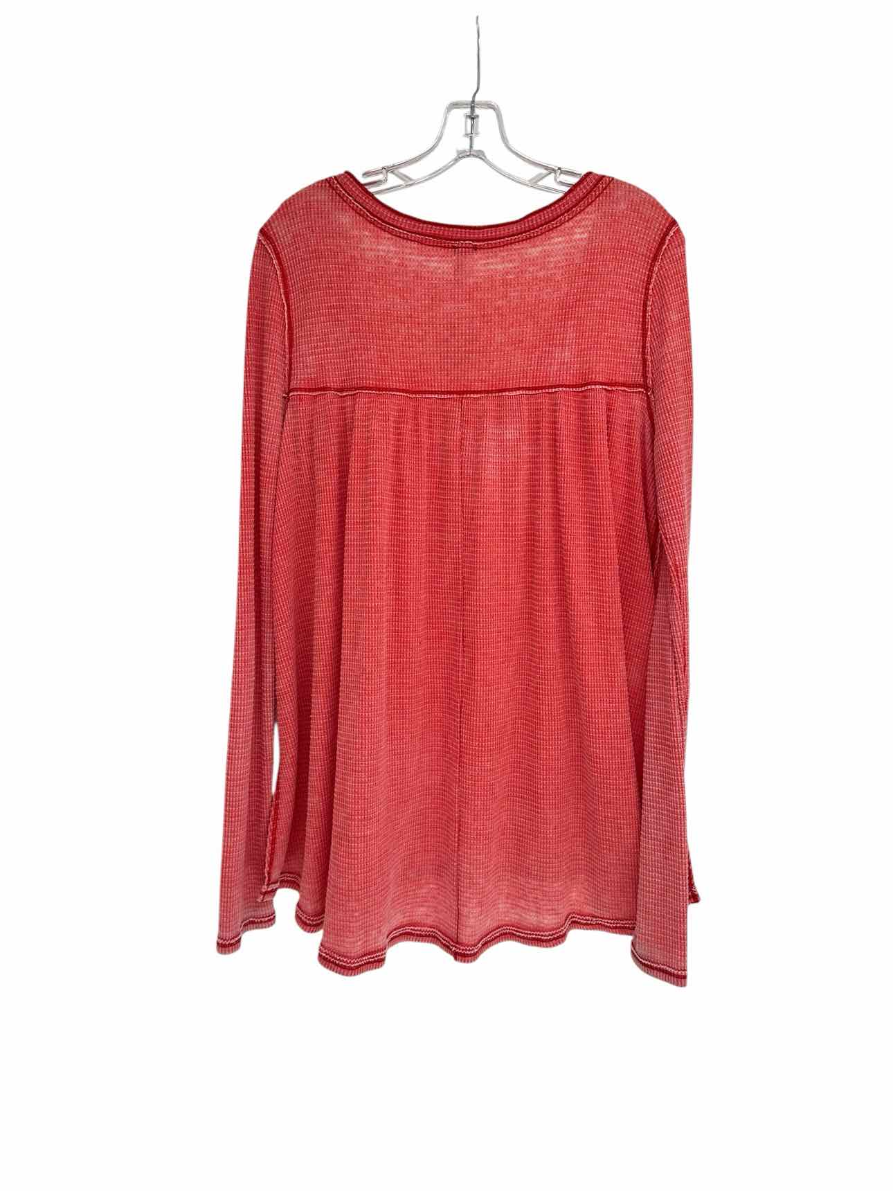 We The Free Kai Henley Top Salmon Size L
