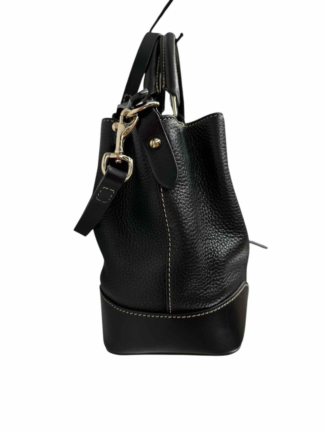 Dooney & Bourke Black Leather Brenna Satchel
