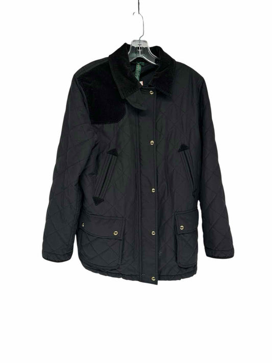 Lauren Ralph Lauren Black Quilted Barn Jacket Size L