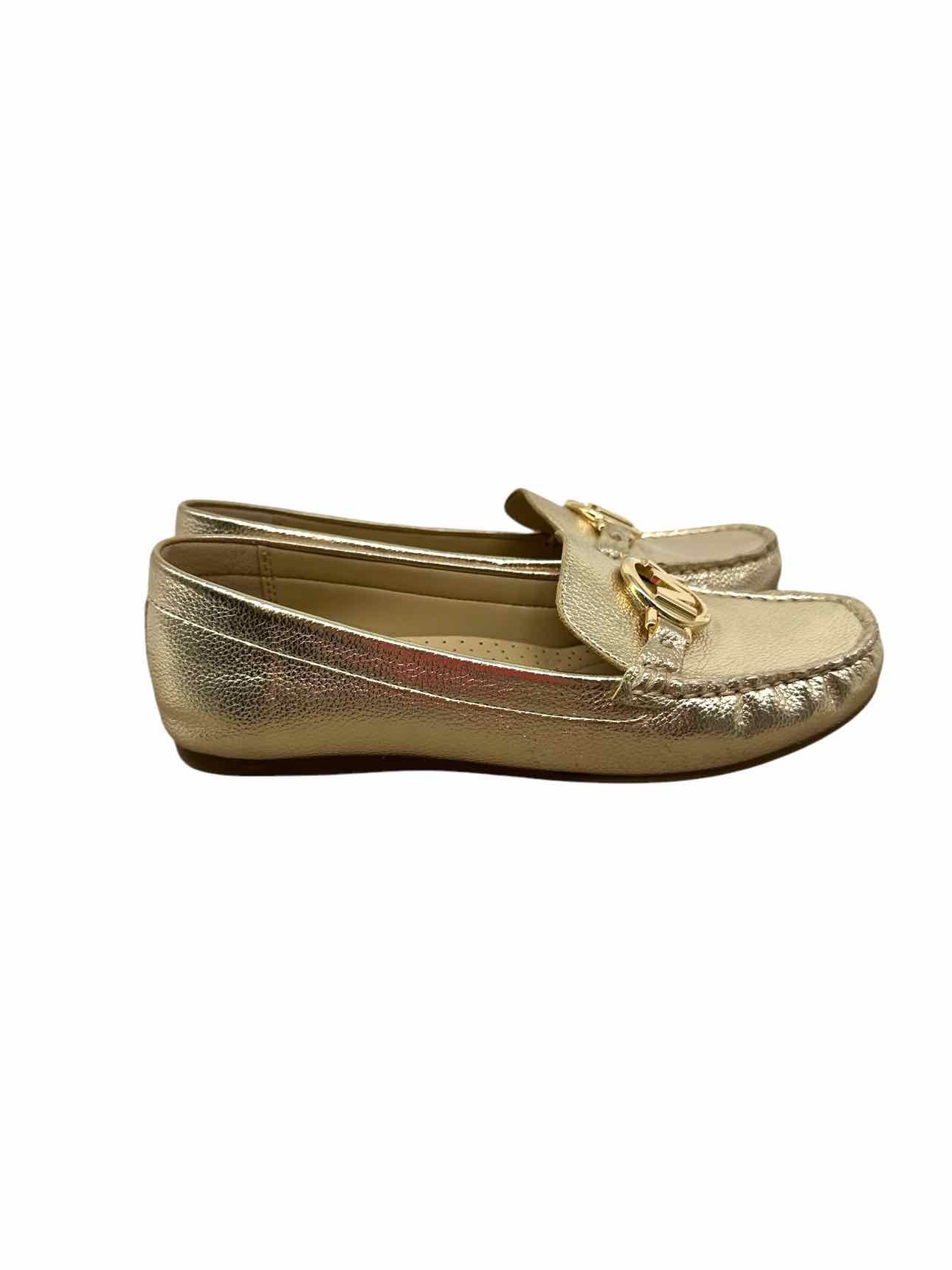 Michael Kors Fulton Metallic Moccasins Shoe Size 6.5