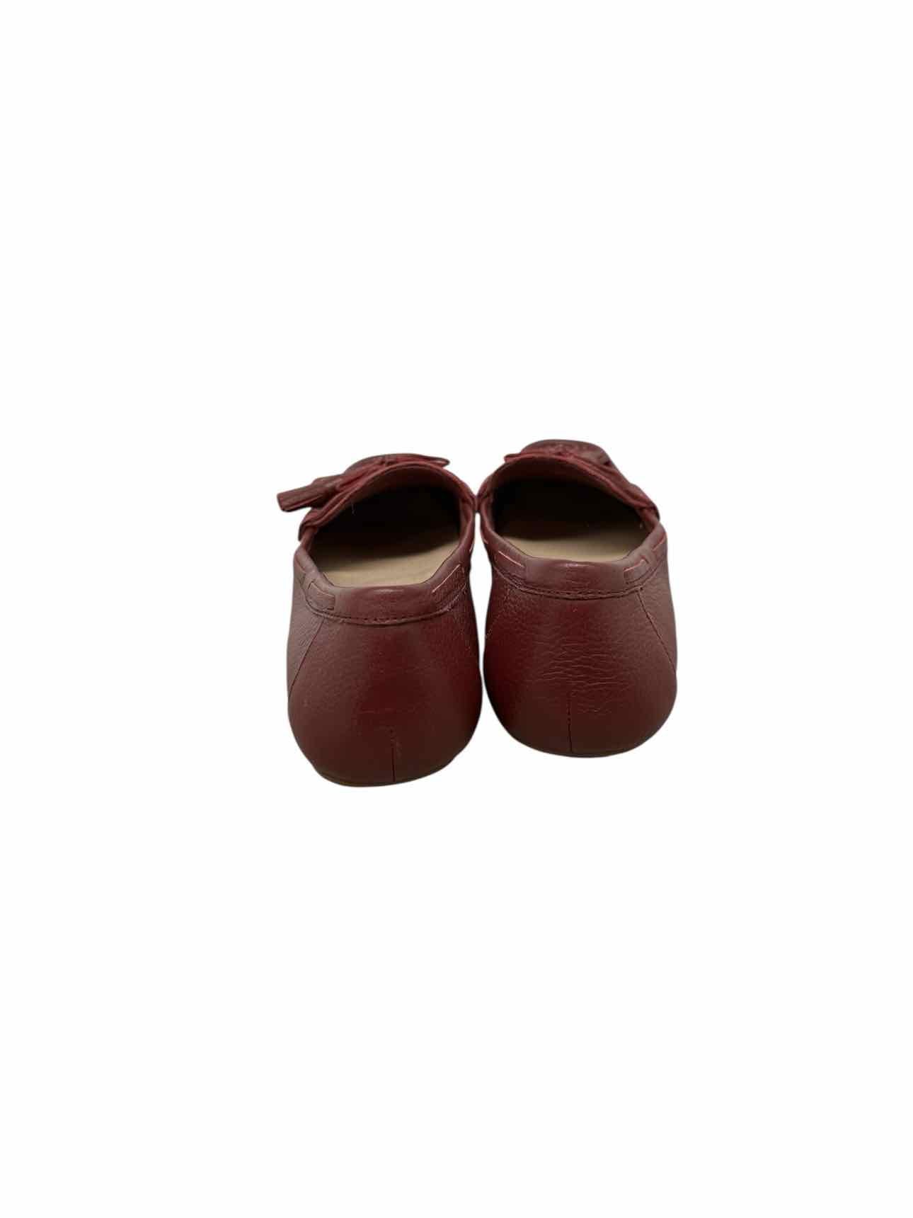 Isaac Mizrahi Live! Maroon Tassel Loafer Shoe Size 8 **NEW**