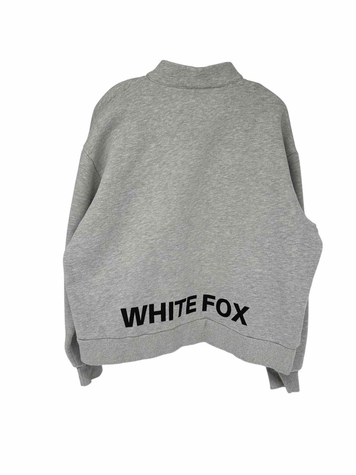White Fox Caught Up With You Quarter-Zip Gray Size S/M