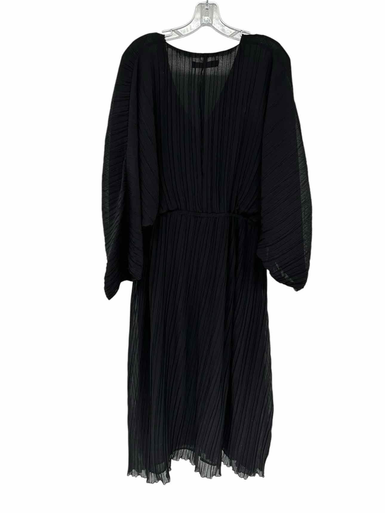 Zara Black Midi Dress Size L