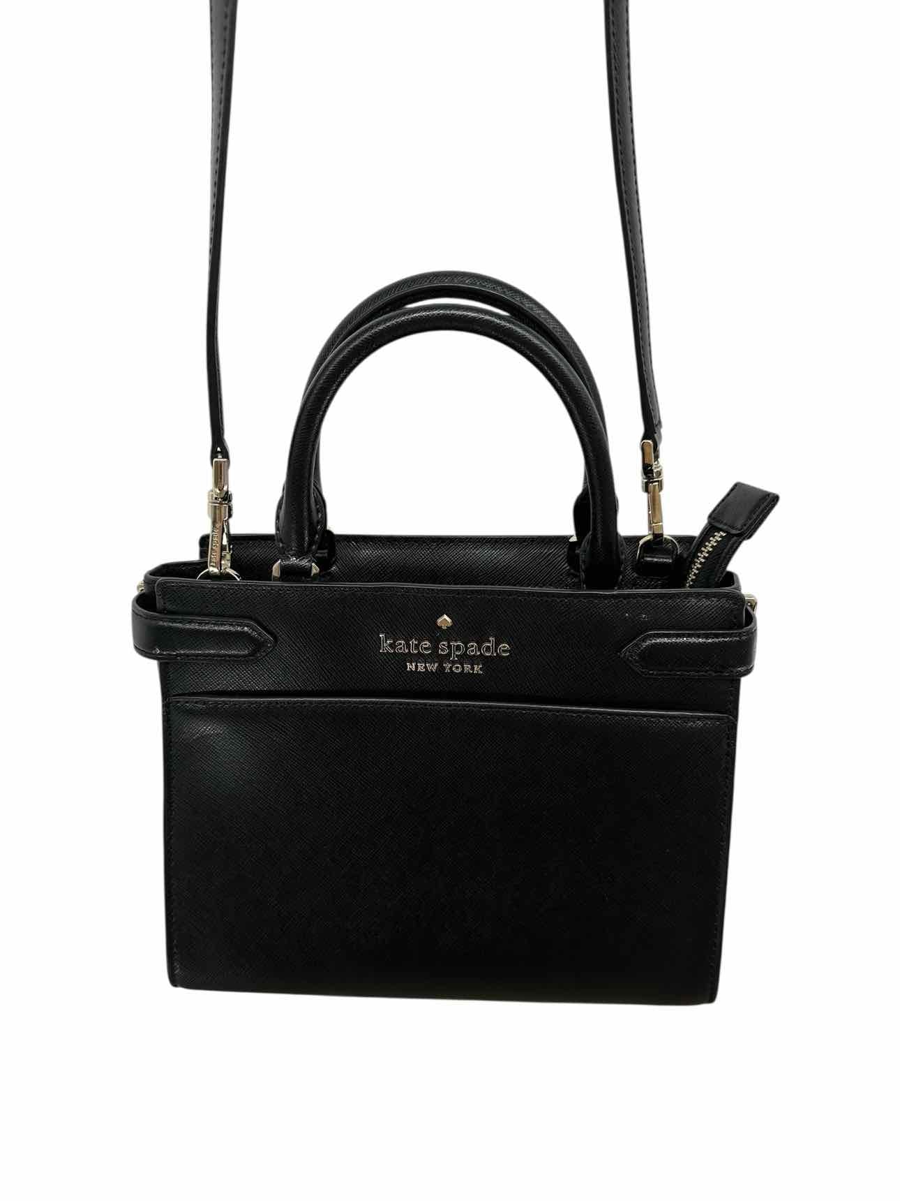Kate Spade Small Staci Satchel Black Leather Satchel