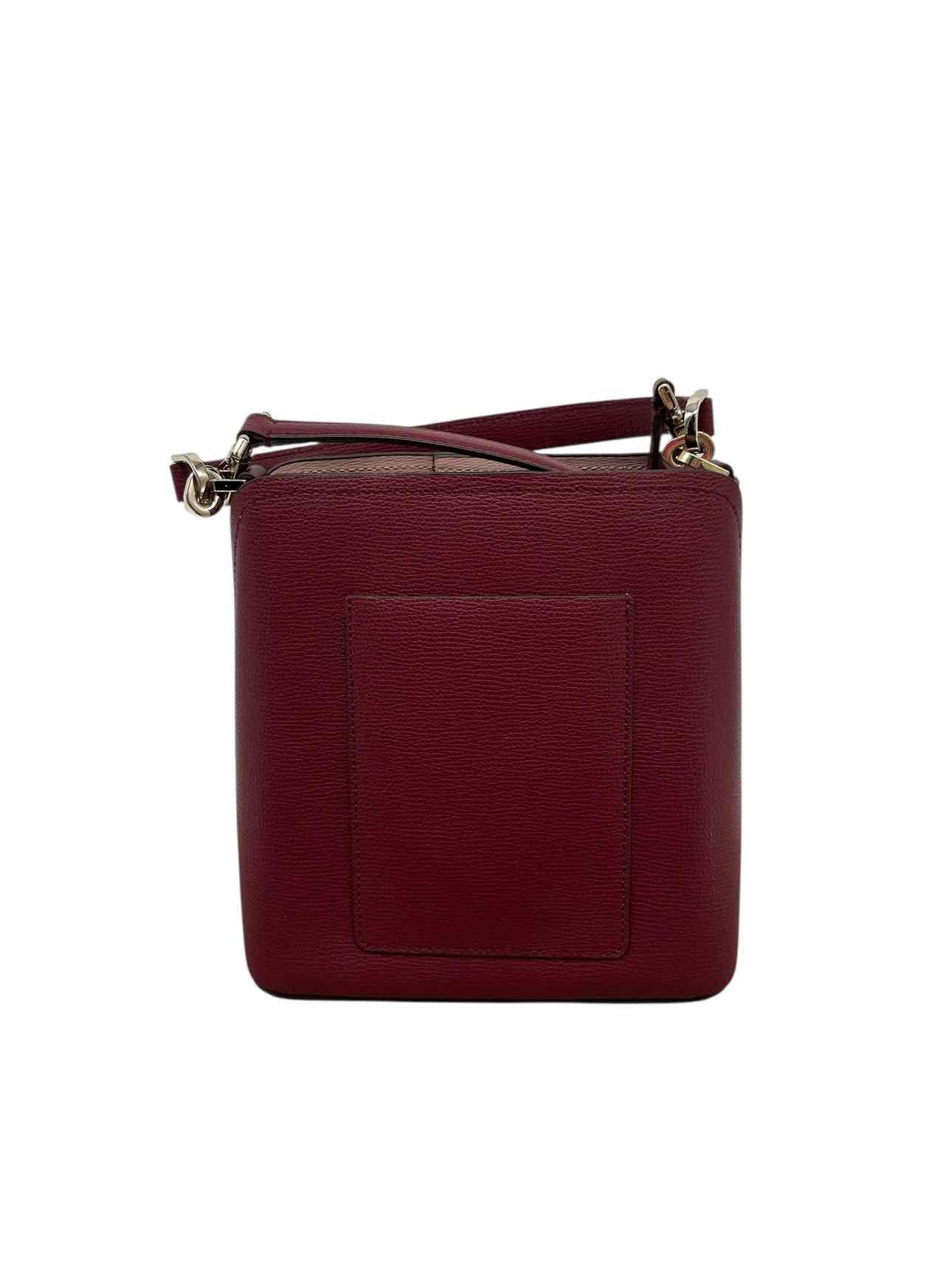 Kate Spade Darcy Bucket Bag Raspberry Leather Bucket Bag