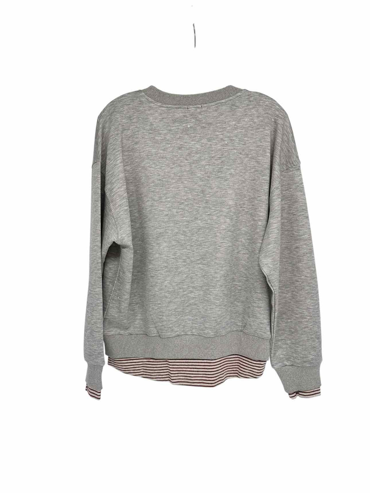 Coco + Carmen Gray Size S/M Sweatshirt **NEW**
