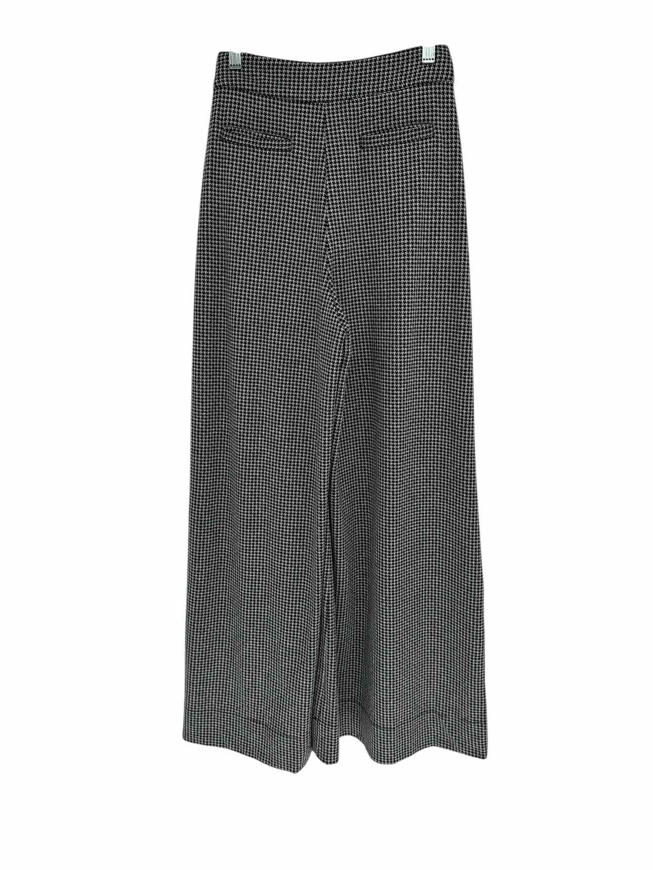 Free People Black/White Wide Leg Pants Size 2
