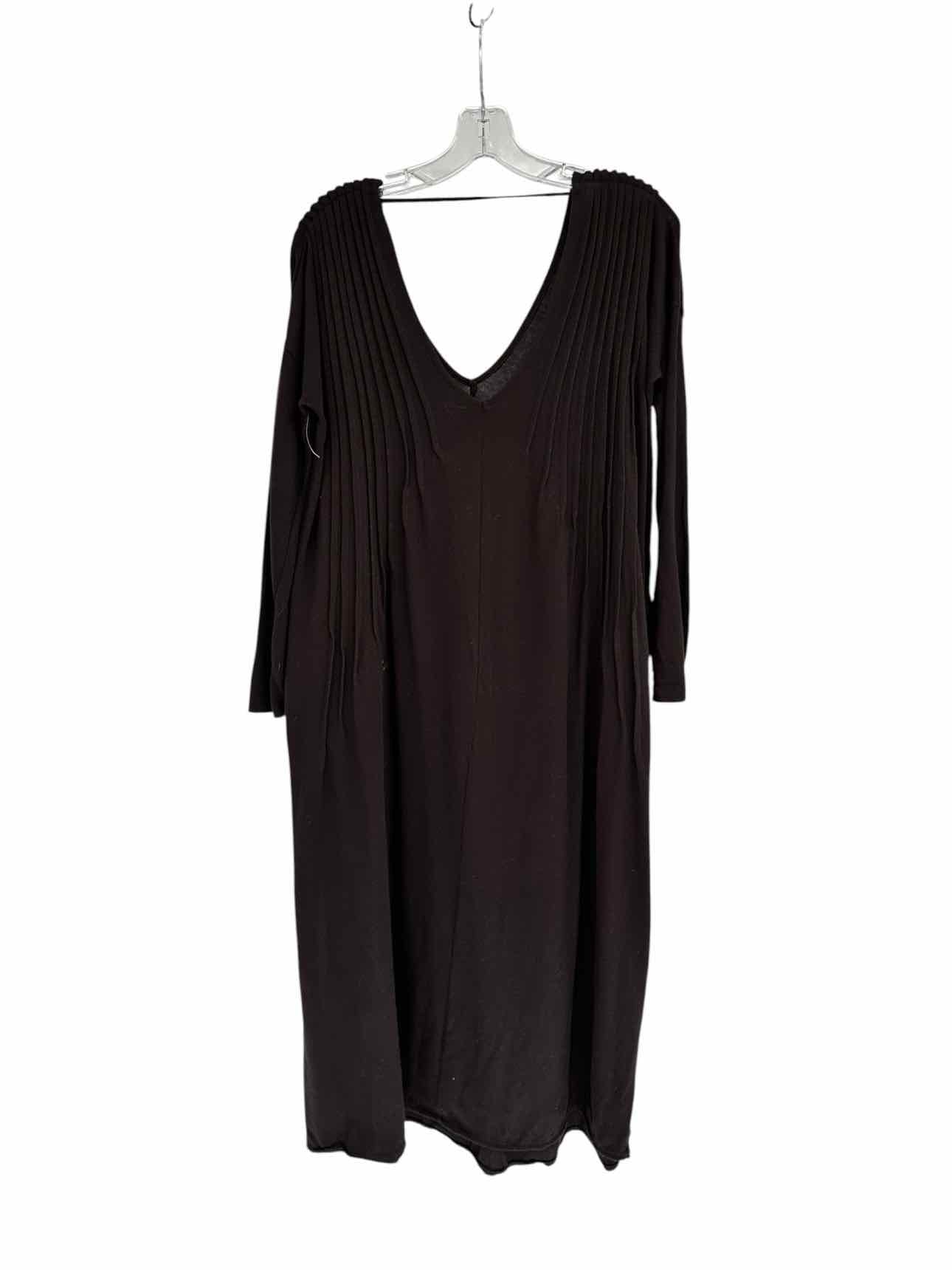 Free People Brown Long Sleeve Sweater Dress Size S