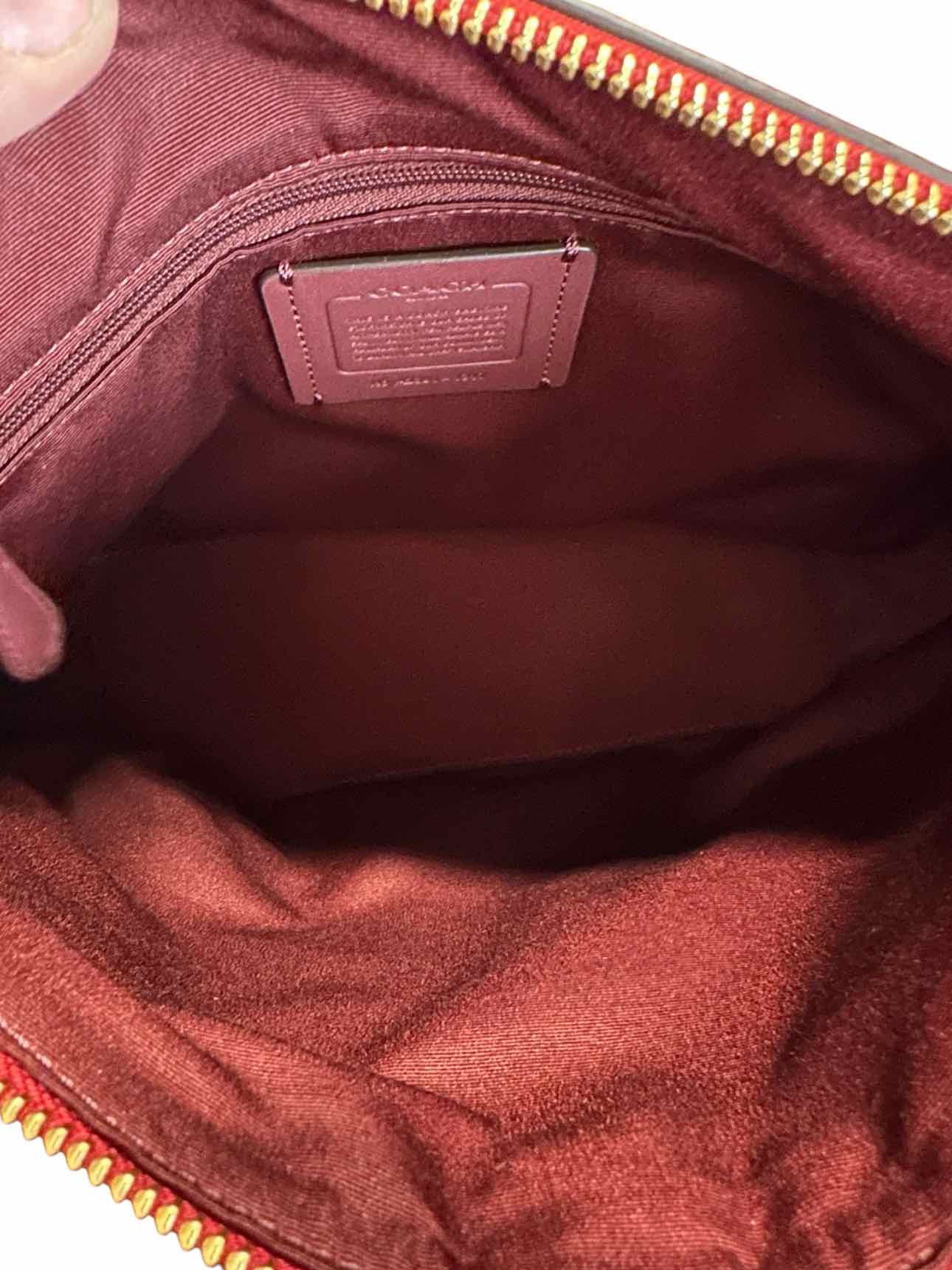 Coach Remi Red Leather Satchel