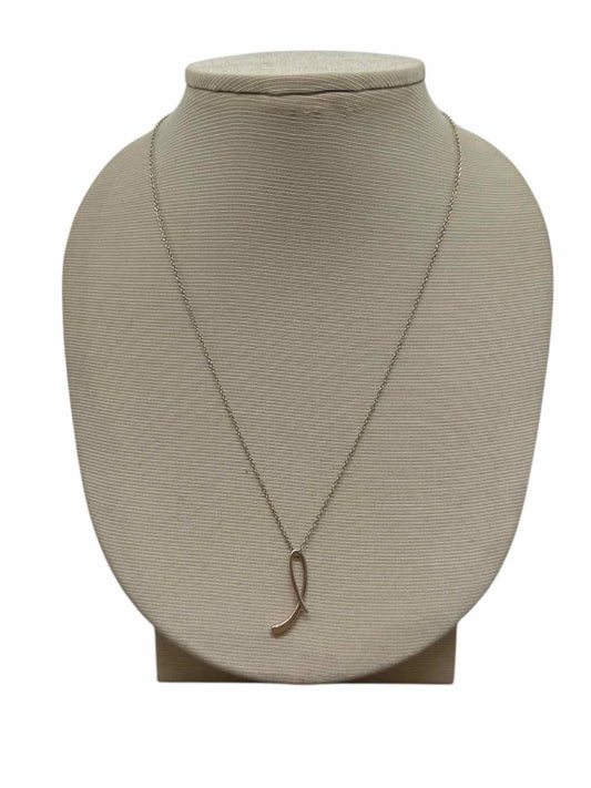 Tiffany & Co. The Elsa Peretti Small Alphabet Pendant Necklace