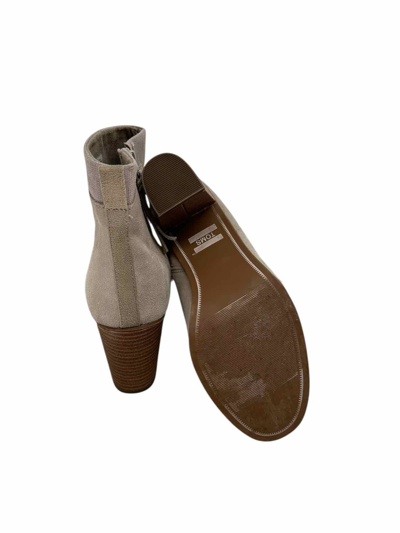 Toms Lunata Putty Bootie Shoe Size 10