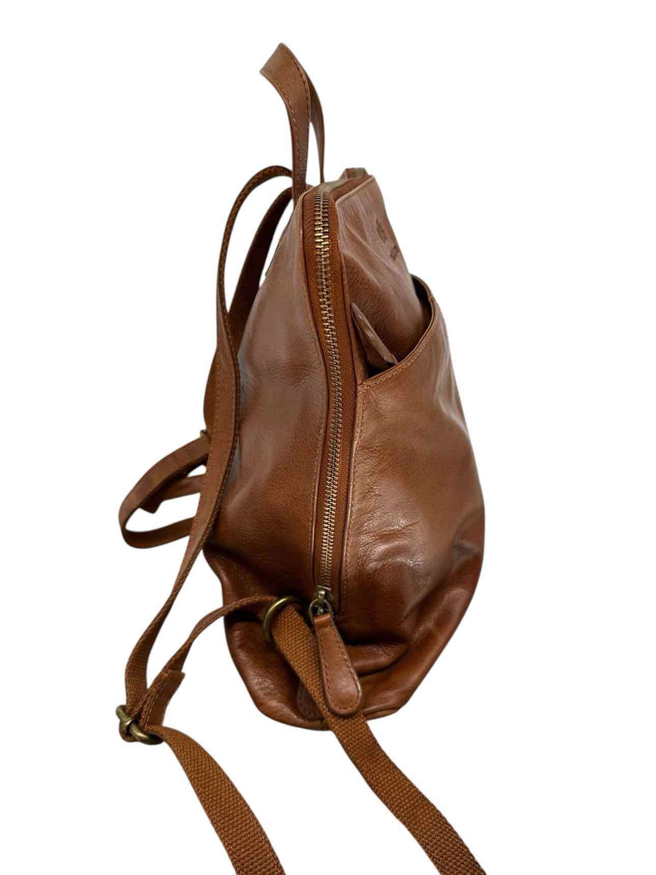 Oak & Tan Tan Leather Backpack