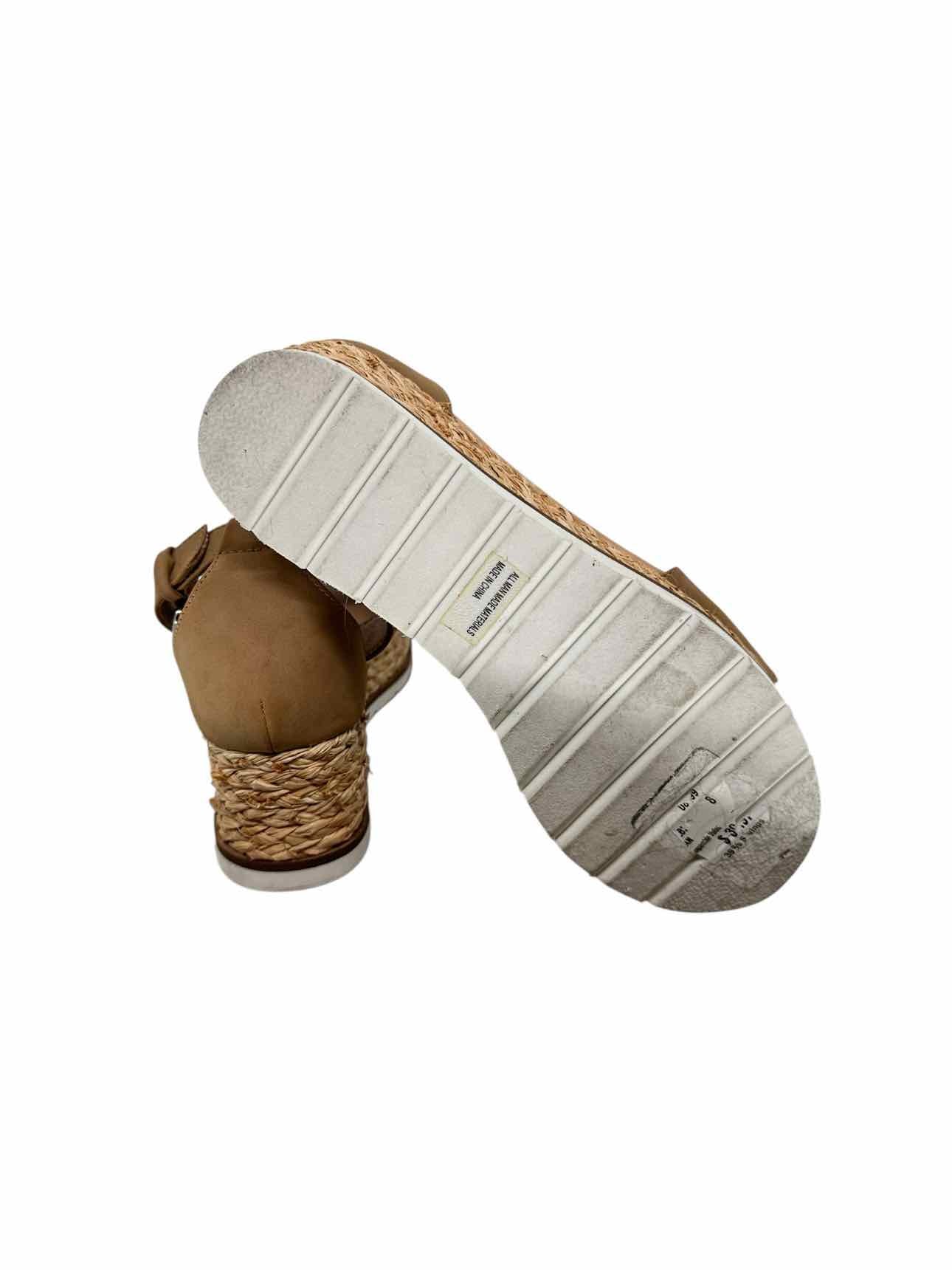 Dolce Vita Baker Espadrille Wedge Sandals Shoe Size 8