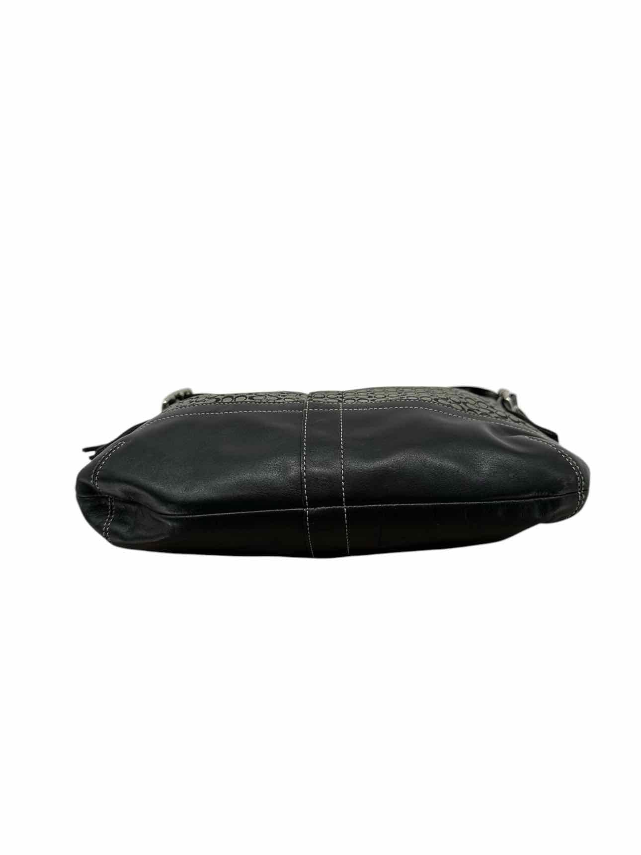 Coach Black Canvas Crossbody