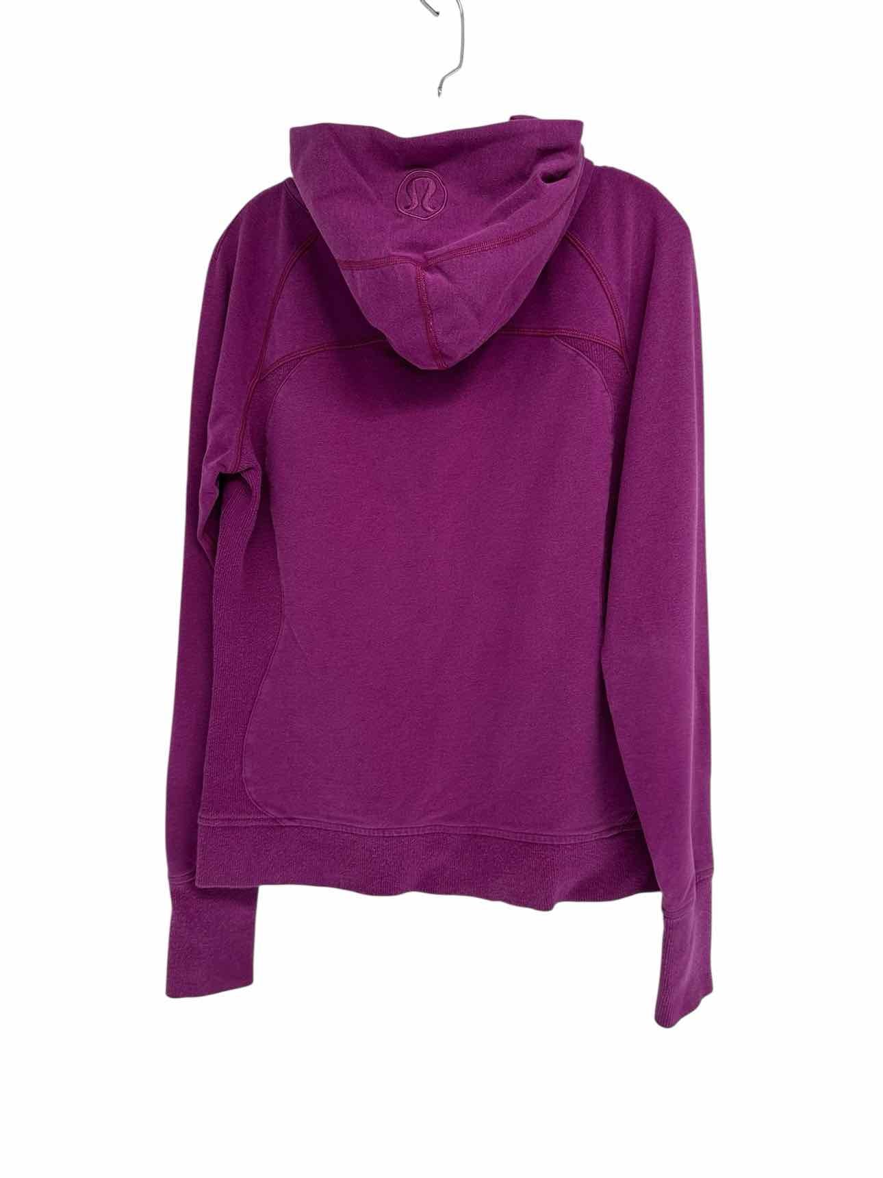 Lululemon Scuba Jacket Purple Sweatshirt Size 10