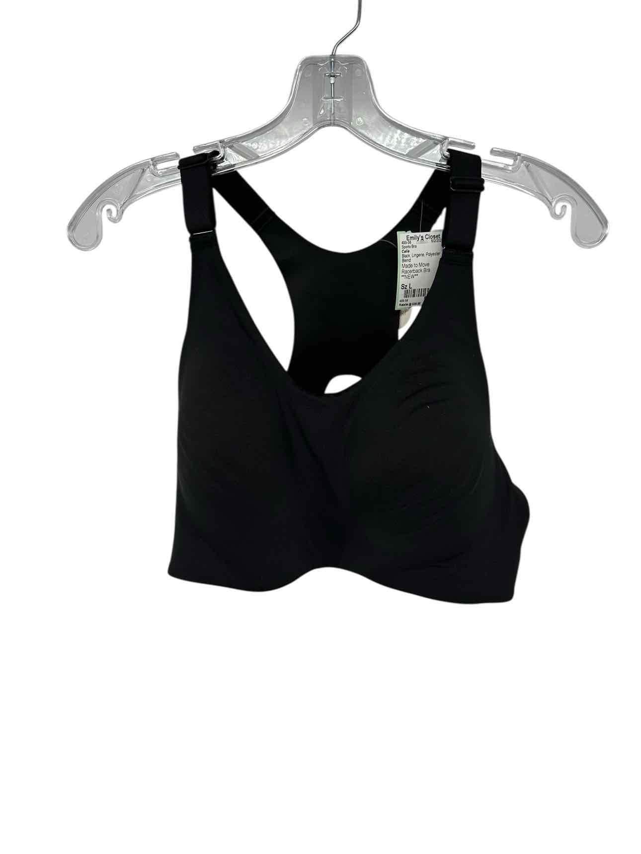 Calia Made to Move Racerback Bra Size L **NEW**