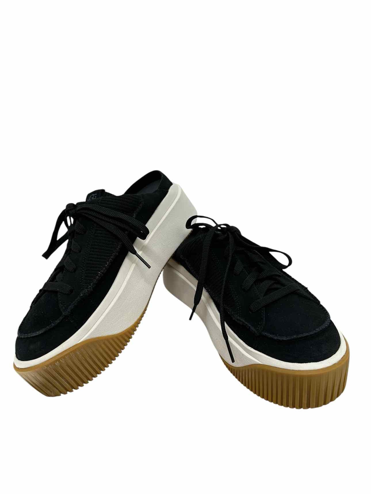 Ugg EZ-Duzzit Platform Mule Black Shoe Size 9 **NEW**