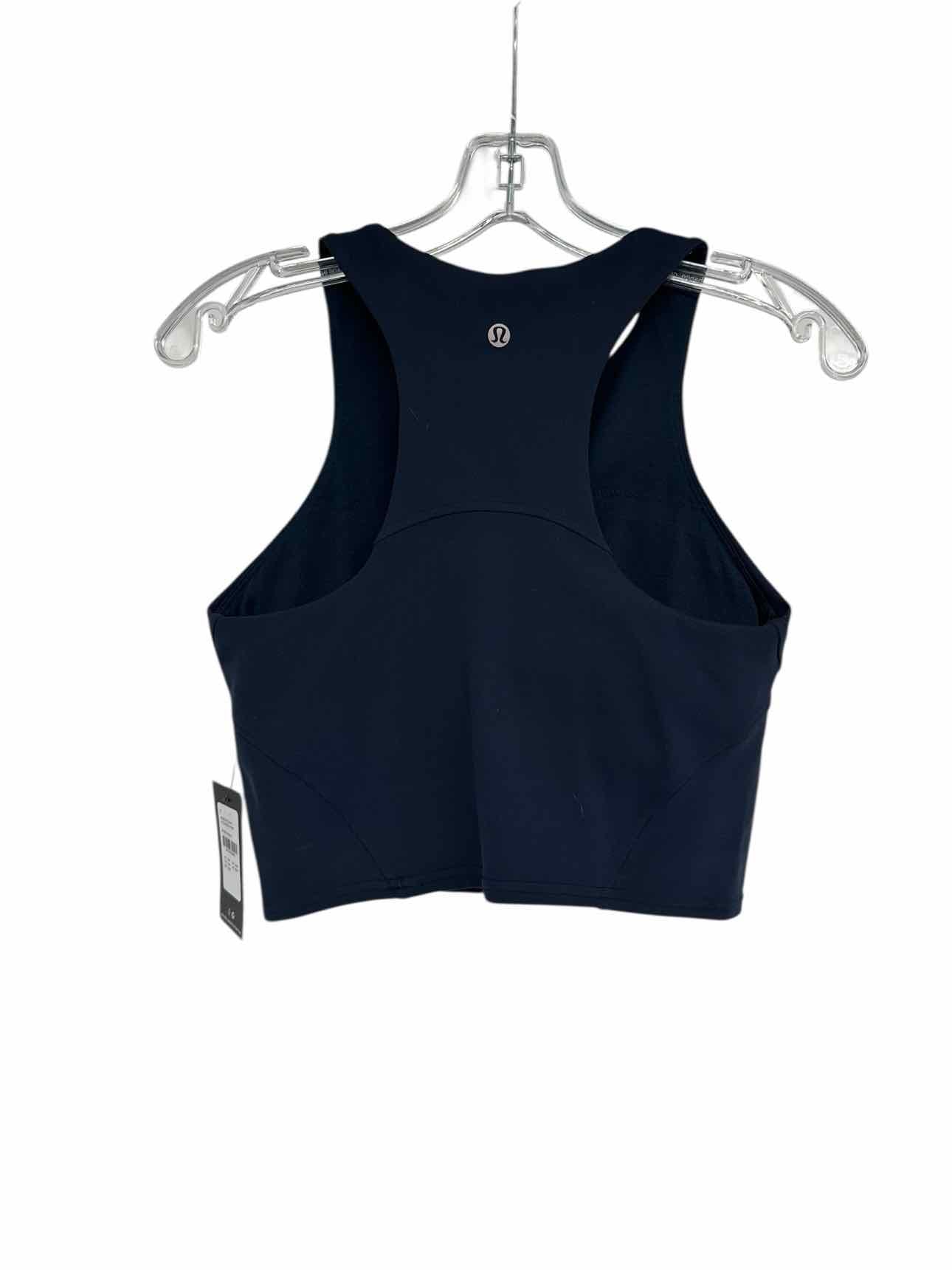 Lululemon Peloton Wundertrain Racerback Tank Navy Size 8 **NEW**