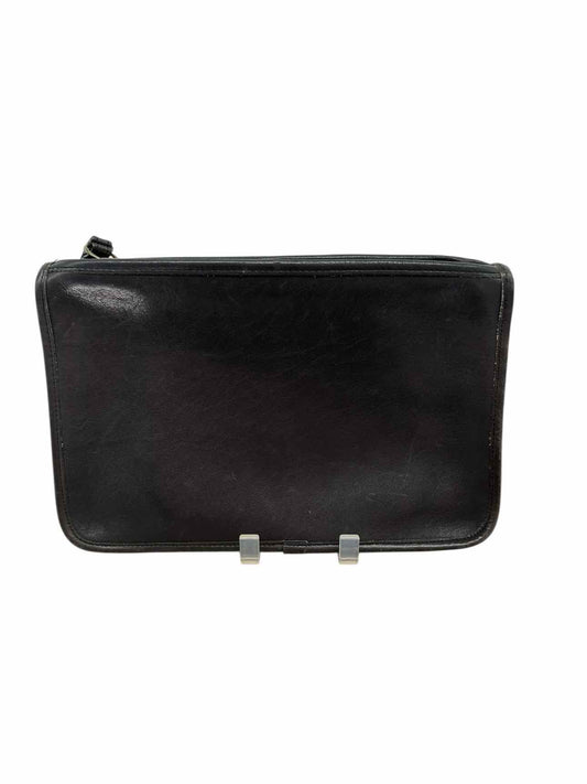 Coach Black Leather Vintage Clutch