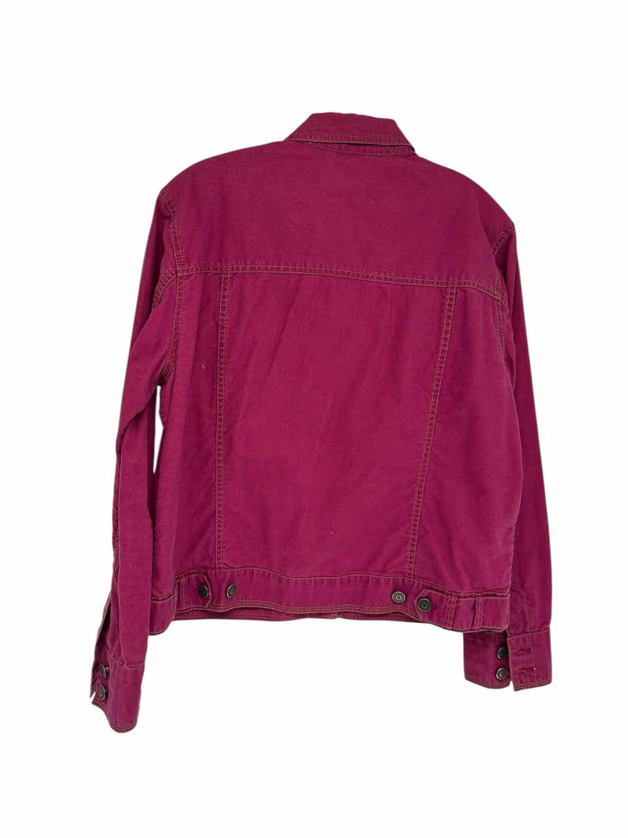 Eddie Bauer Fuschia Size XL Jean Jacket