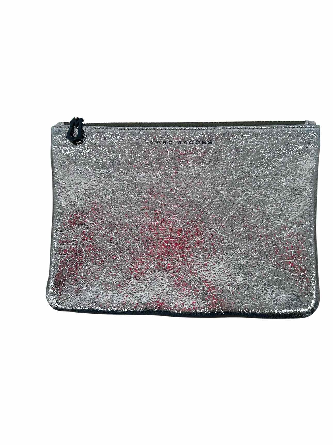 Marc Jacobs Gunmetal Leather Handheld