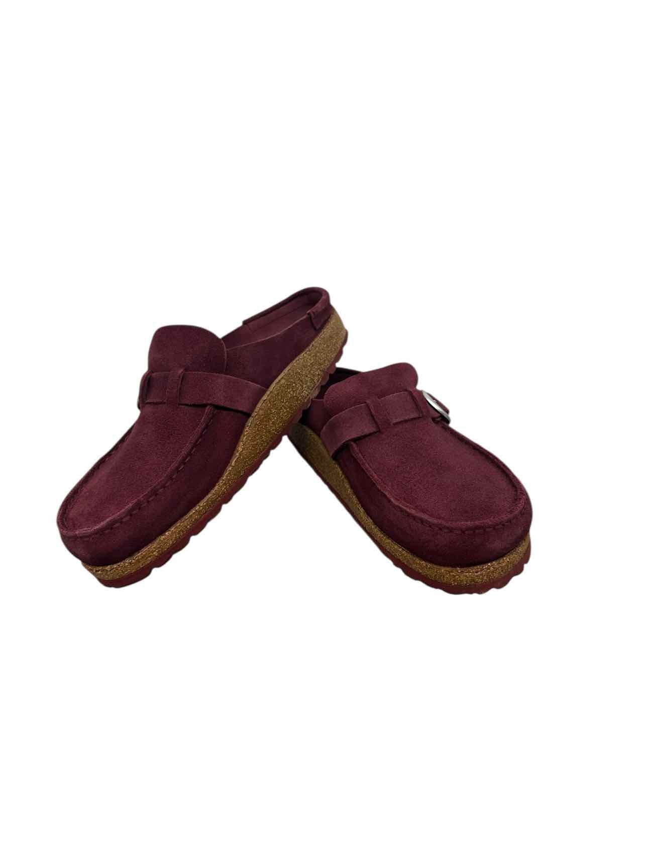 Birkenstocks Buckley Maroon Shoe Size 8 Clogs **NEW**