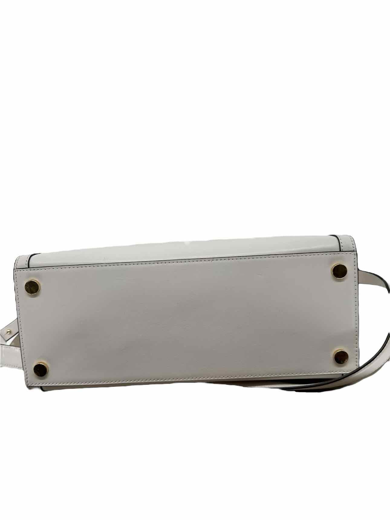 Michael Kors Off-White Leather Satchel