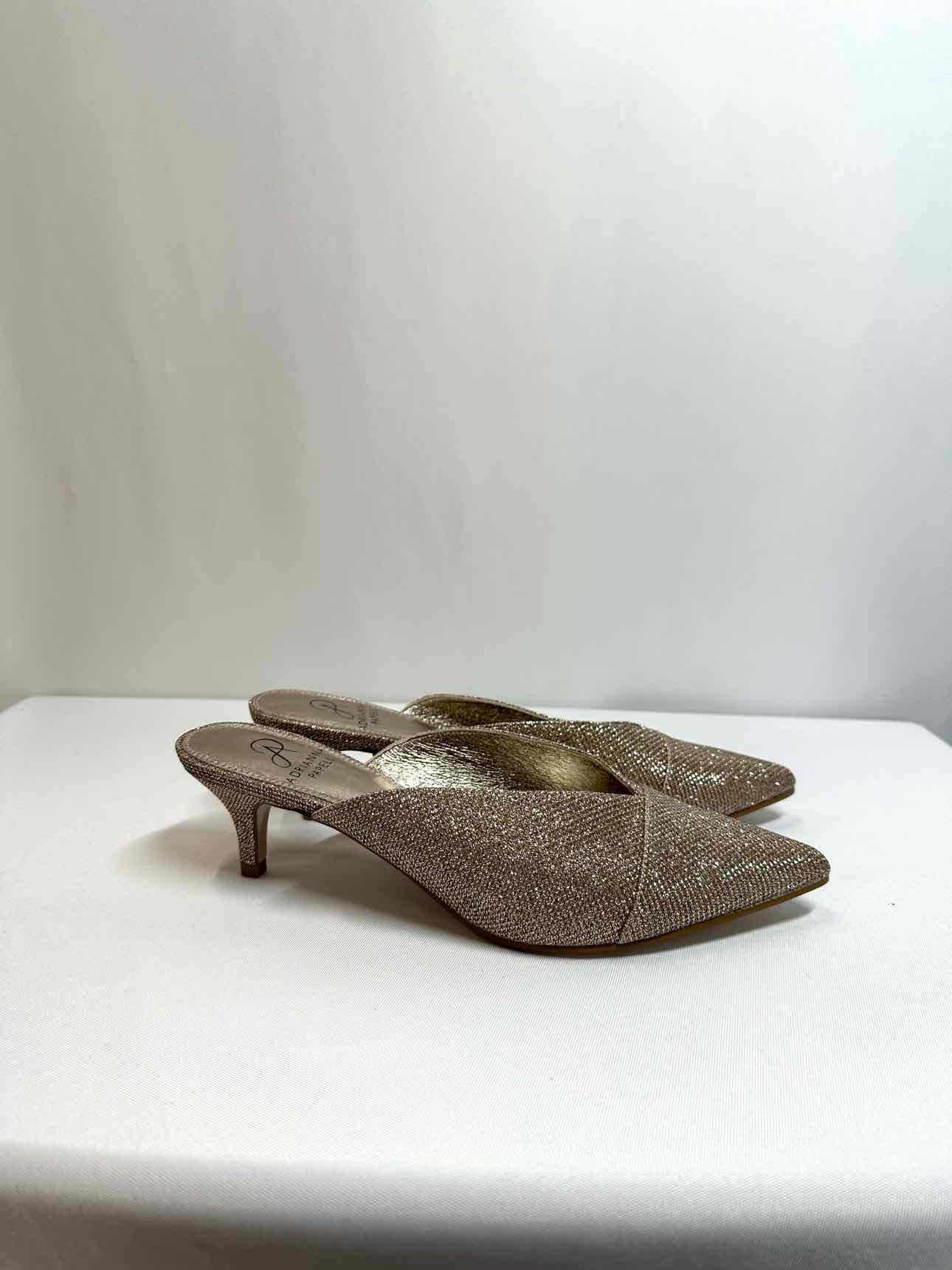 Adrianna Papell Gold Mules **NEW** SZ 8