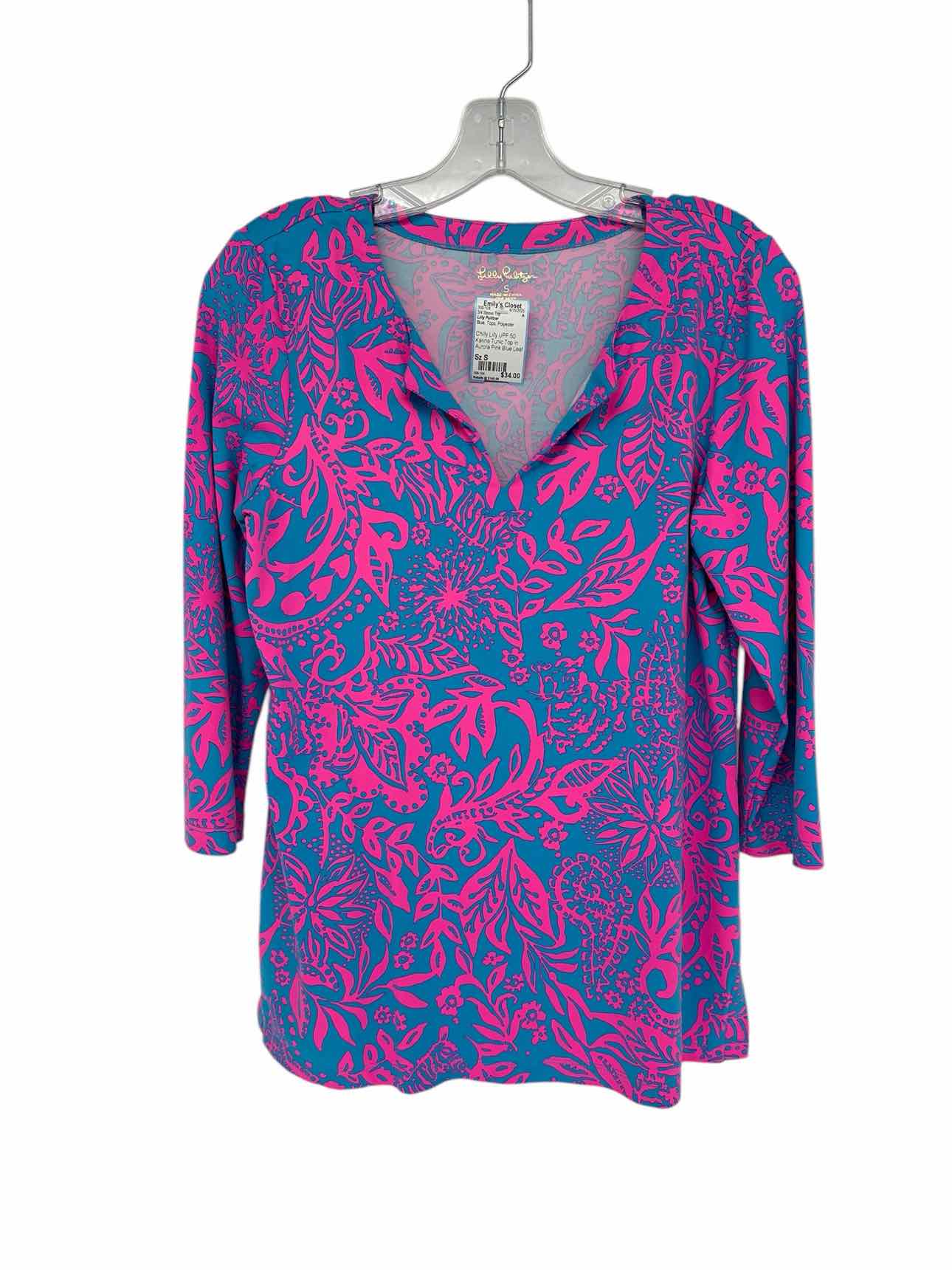 Lilly Pulitzer Chilly Lilly UPF 50 Karina Tunic Top Size S