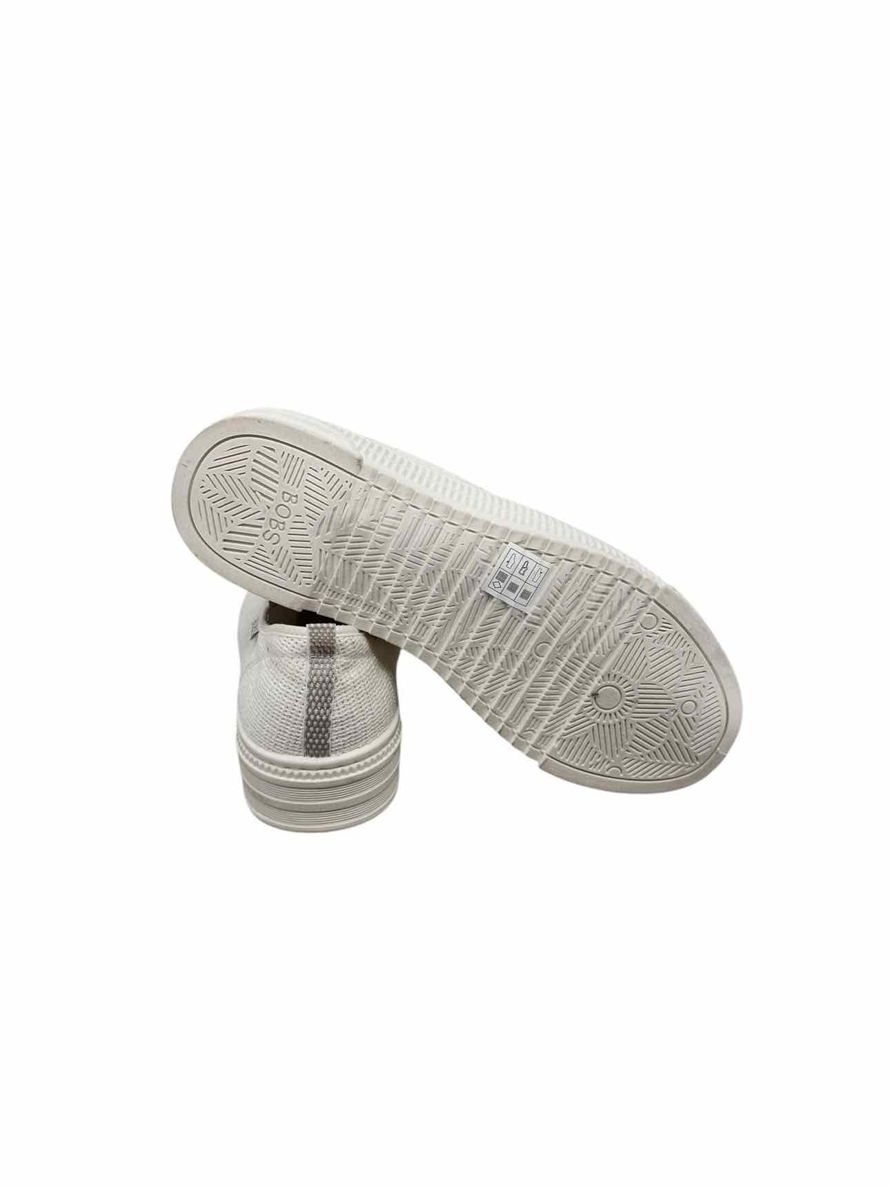 Bobs by Skechers Off-White Copa Sneakers Shoe Size 10