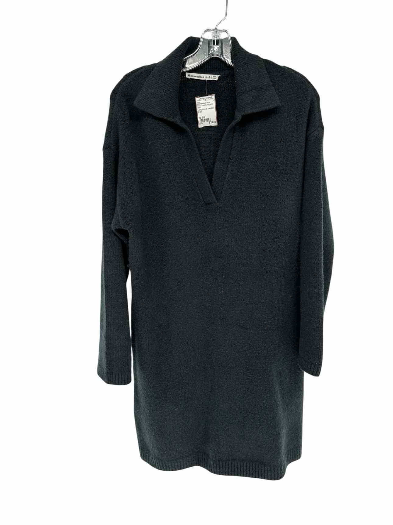 Abercrombie & Fitch Black Long Sleeve Dress Size PM