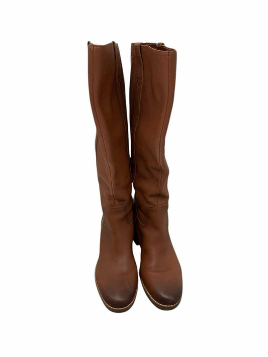 Marc Fisher Hydria Tall Boots Tan Shoe Size 10