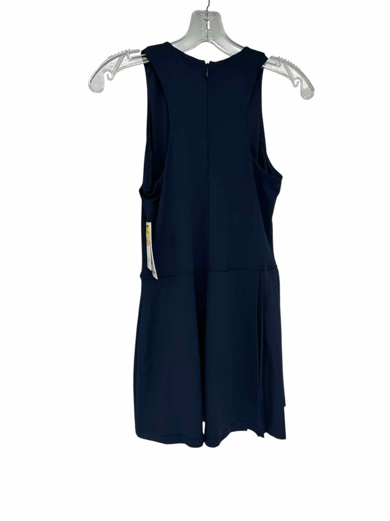 90 Degrees Airlux Renaissance Side Pleat Tennis Dress Navy Size S **NEW**