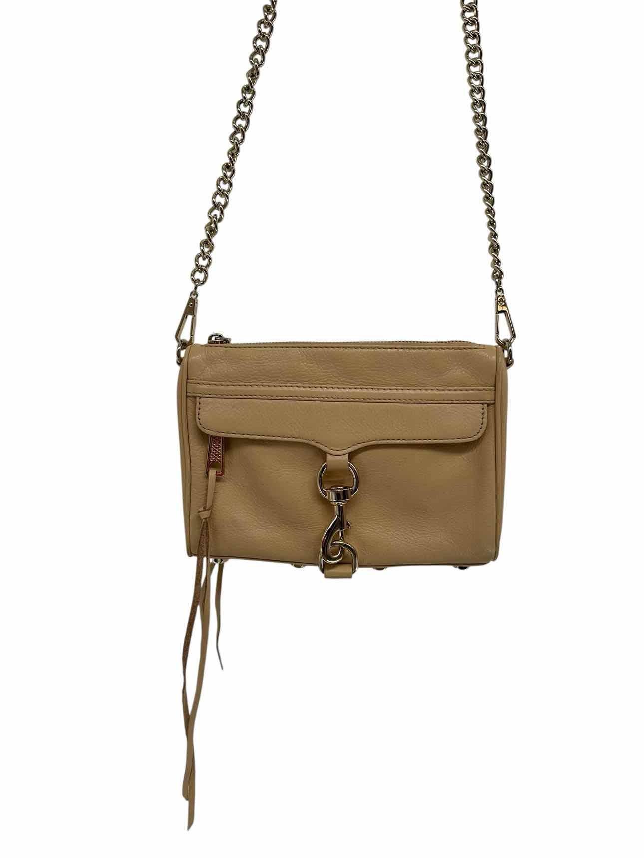 Rebecca Minkoff Mini M.A.C. Beige Leather Crossbody
