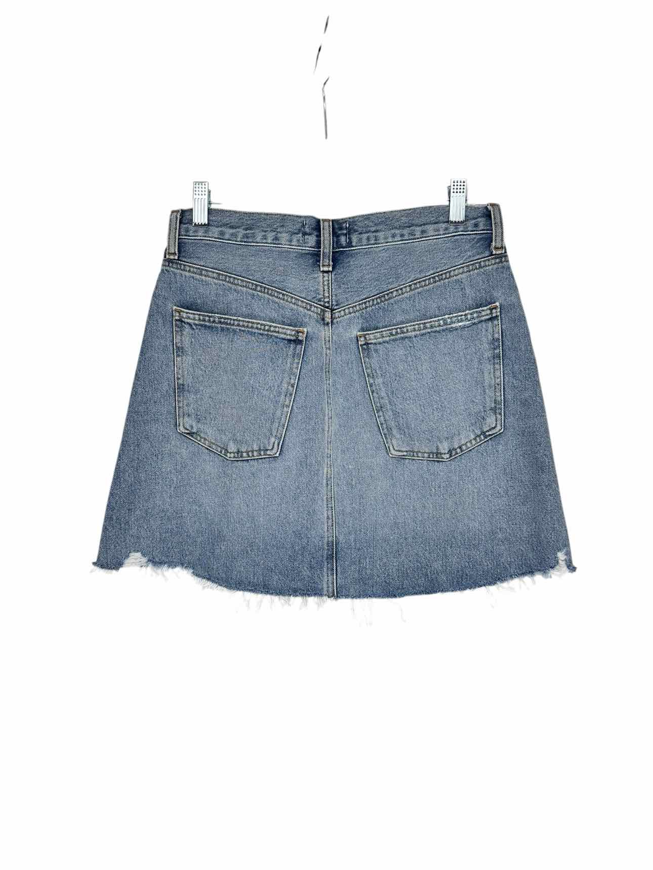Agolde Criss Cross Mini Skirt Blue Size 4