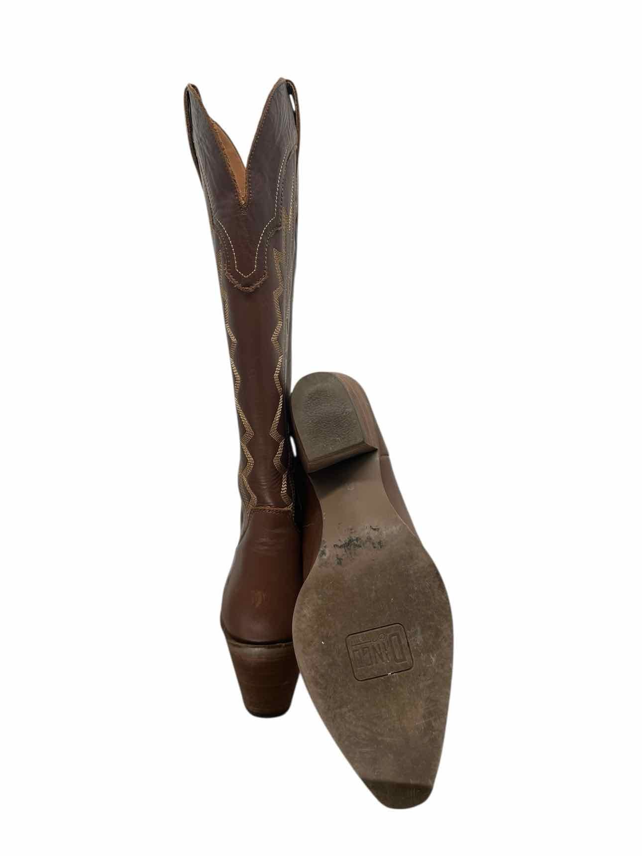 Dingo High Cotton Brown Cowboy Boots Shoe Size 10