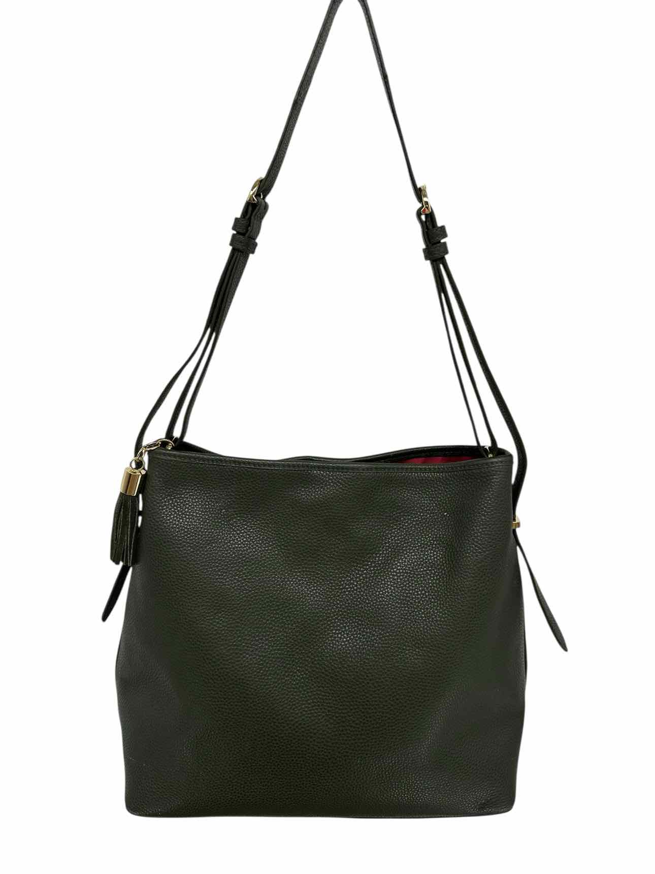 Talbots Green Leather Hobo